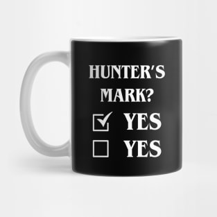 Hunters Mark Definitely Yes Funny Tabletop Meme Mug